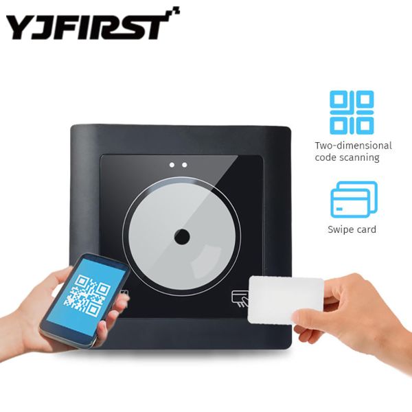 QR Code Scanner NFC Access Control Reader RS232 RS485 TTL 125Khz RFID Outdoor Wiegand26/34 QR Code Reader Access Control