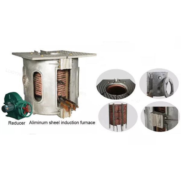 Оборудование электрической индукции 300kw энергосбережения плавя