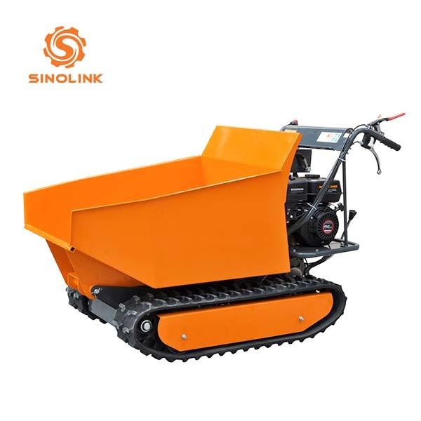 High Tip Tracked Dumper Barrow Hydraulic Mini Transporter Crawler Driven
