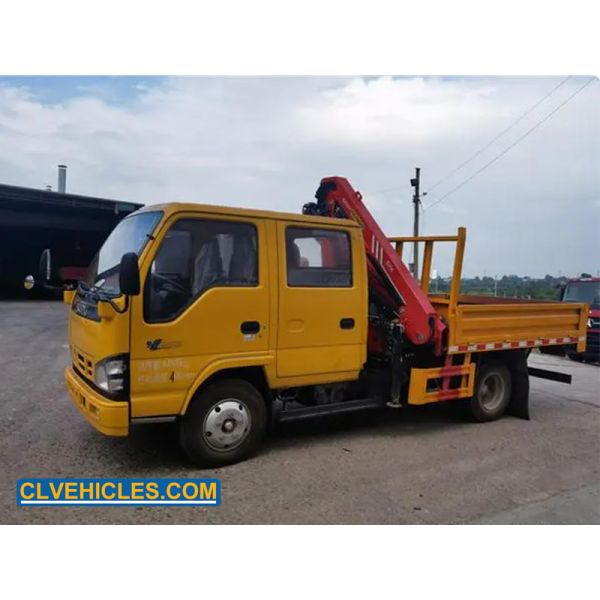 NPR NQR NKR ISUZU Truck Mounted Crane 3 ton Knuckle Crane Truck