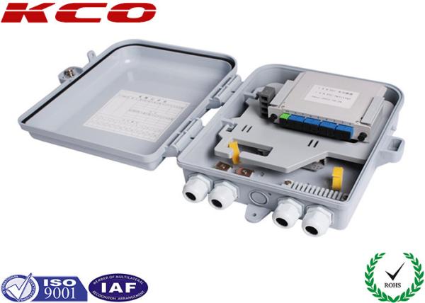 Outdoor Plastic Fiber Optic Terminal Box / 16 Core FTTH Termination Box