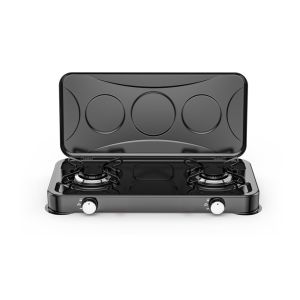 Commercial Double Burner Gas Stove Designed for Heavy Duty Delivering Even Heat Distribution and Long Lasting Performance