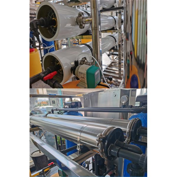 Desalination System Seawater Desalination Equipment With Water Filtration System And 55-65% Recovery Rate