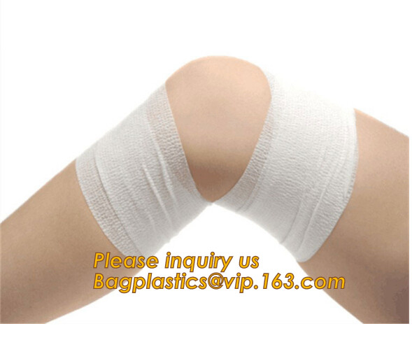 Fitness Custom made Cotton medical plaster tape sport bandages roll athletic tape,Flexible Bandage Self Adherent bandage