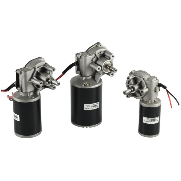 76MM 12V DC Gear Motor 200W Right Angle Shaft 80RPM 90 Degree Worm Gearbox