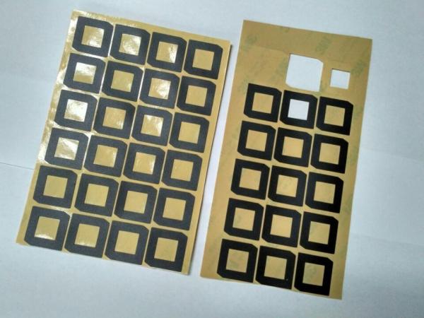 0.5MM Die Cut Products Customised Shape Metalized PET Film For Products Protect
