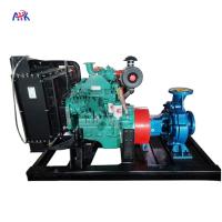 Système d'irrigation à goutte à goutte Pompes à eau propre centrifugeuses de surface moteur diesel assemblé