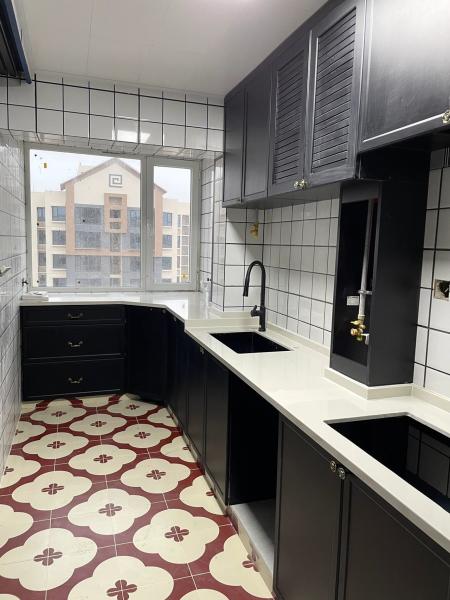 Home Furniture Kitchen Cabinets With  MDF Door Material