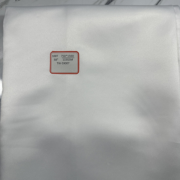 75D*150D Polyester Satin Fabric 120GSM Women'S Fashion Wedding Dress Fabric