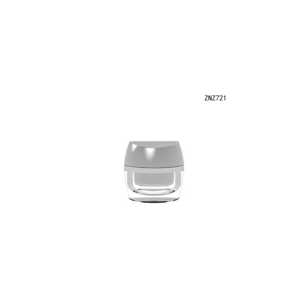 68.5mm Height Cream Jars Cosmetic Packaging 50ml Double Walled