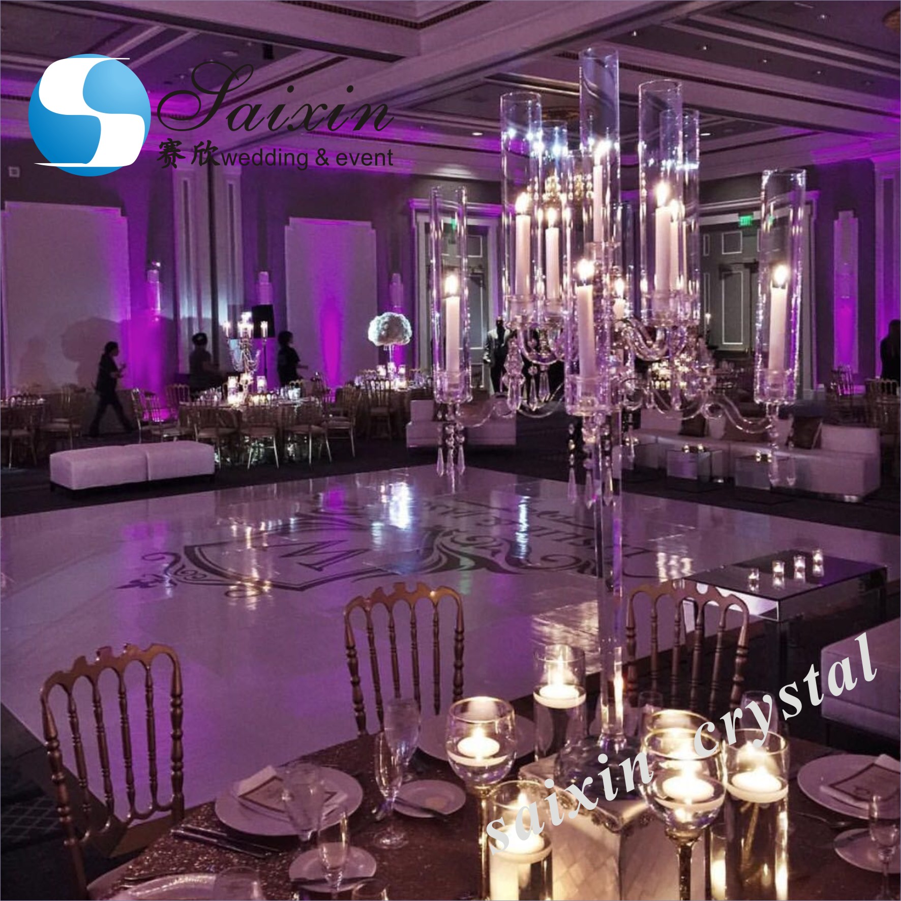 Теневая кристаллическая люстра лампа украшение свадебное мероприятие Сцена 116 см