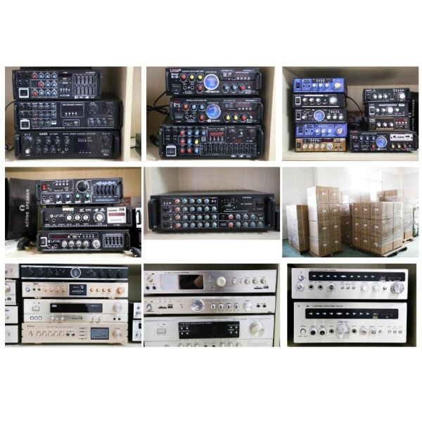 LDZS 5.1 Channel Professional Audio Amplifier with 200W+200W Power and Bluetooth Support for Home Theatre Systems