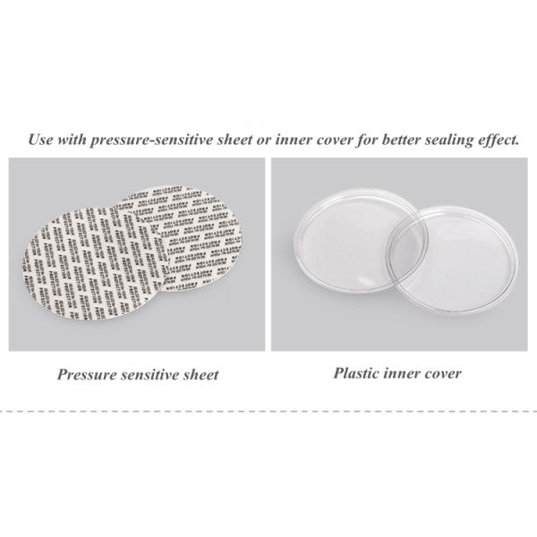 o cosmético plástico de 2oz 4oz 8oz range liso preto dos tampões de alumínio claros do ANIMAL DE ESTIMAÇÃO alinhado