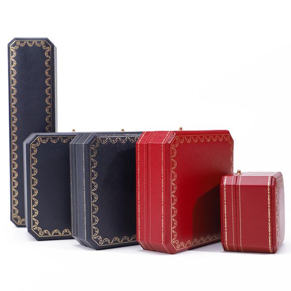 Rectangle 12*12*4,5 cm Boîte d'emballage de bijoux personnalisée pour bracelet boucles d'oreilles Collier