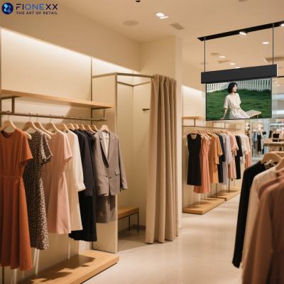 43 Inch Dual Sided Hanging Display 700nits Brightness 5mm Bezel