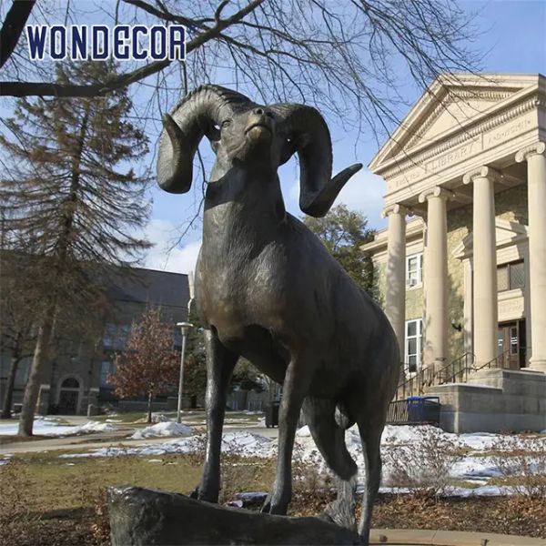 Сад козы металла ИНТЕРЕСОВ 100cm ваяет на открытом воздухе домашнее украшение