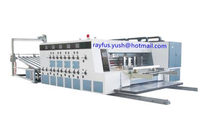 Corrugated Carton Flexo Printing Machine Stacking Lead Edge Feeding Economic Model