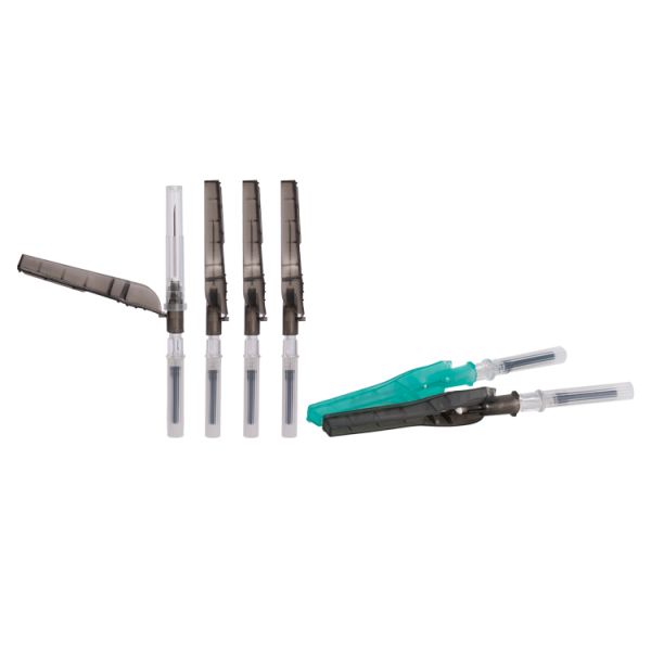 22G 3/4'' Safety Blood Collection Needle Flashback Window For For Venous