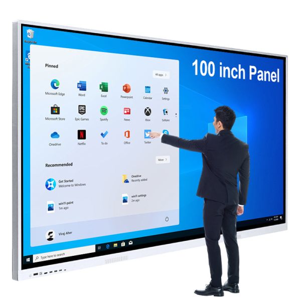 55 65 75 85 86 100 110 Inch Interactive Flat Panel Multi Touch Screen Digital Electronic Whiteboard Smart Board for Education
