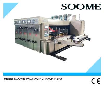 Fully Automatic Flexo Printer Slotter Die Cutter Machine For Paper Printing
