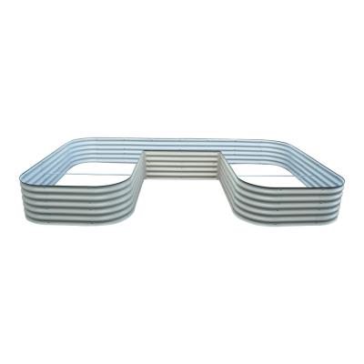 Antirust Galvanized Raised Bed Planters  7*11.5*1.4 Ft  For Gardening Vegetables