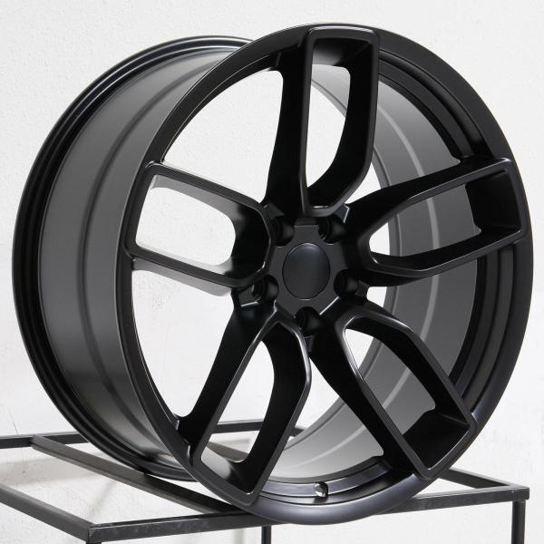 20 Widebody Replica Satin Black Flow Form Stagger Wheels Rims Fit Challenger RWD