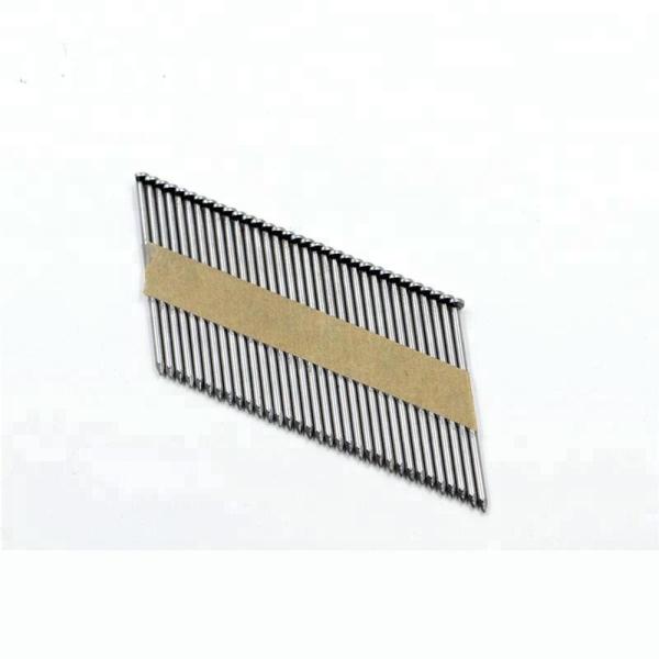 28 / 34 Degree 2.8*88mm Paper Collated Strip Nails For Decoration / Furniture