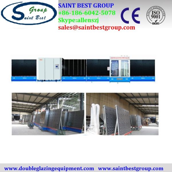 Curtain Wall Double Glazing Equipment , Insulated Glass Machinery Full Automatic