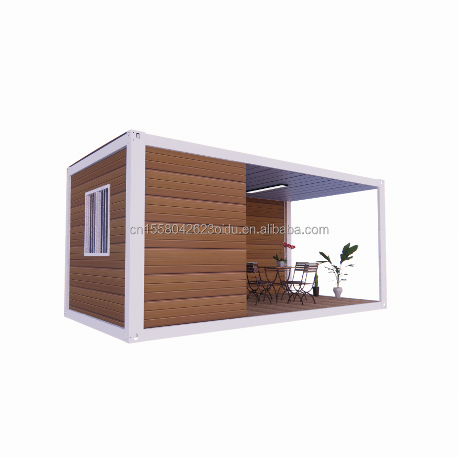 Steel Structure Frame Welded 20ft Flat Pack Assembled Container Mobile House for Hotel Simple and Luxurious Garden House