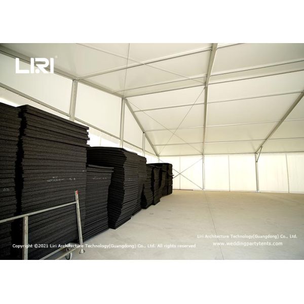 18x30m Temporary Warehouse Structure With White PVC Fabric