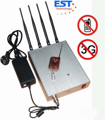 jammer do telefone celular 3G/construtor de controle remoto EST-505B com a antena 4