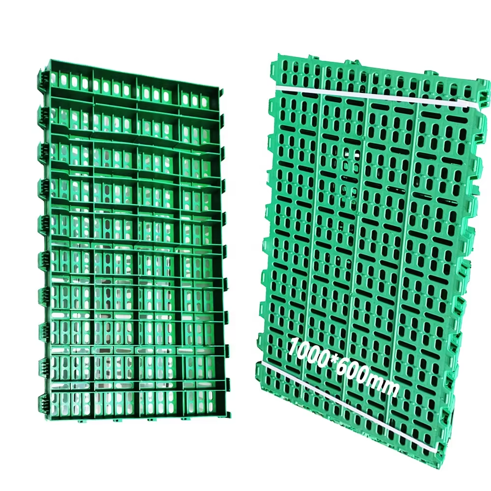 Reinforced Plastic Slatted Floor for Goat & Sheep Farm | 1000×500mm Livestock Flooring