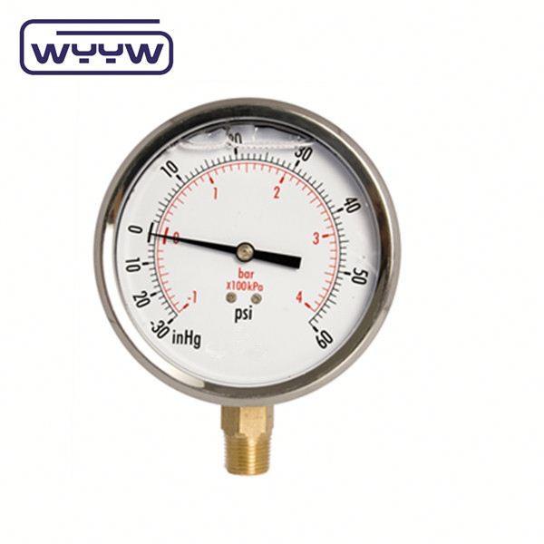 0 To 100 Mbar Digital Vacuum Pressure Gauge Pressure Oil Water Gauge