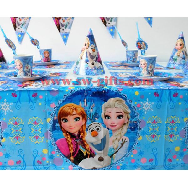 Disney Frozen Princess Anna Elsa Kids Birthday Party Decoration Set Party Supplies Baby Birthday Party Pack event party