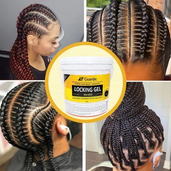 4C Hair Extra Hold Loc Twist Gel Moisturizing No White Residue Custom Logo Unisex