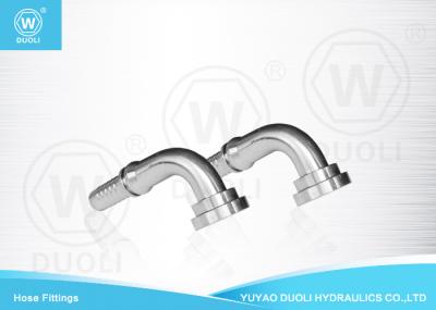 90° SAE Flange Code 61 encaixes de tubulação hidráulicos 3000 libras por polegada quadrada ISO12151-3/SAR J516-J518