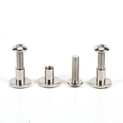 Brass 2mm 4mm 5mm Male And Female Binding Post Chicago Screw Account Book for Leather