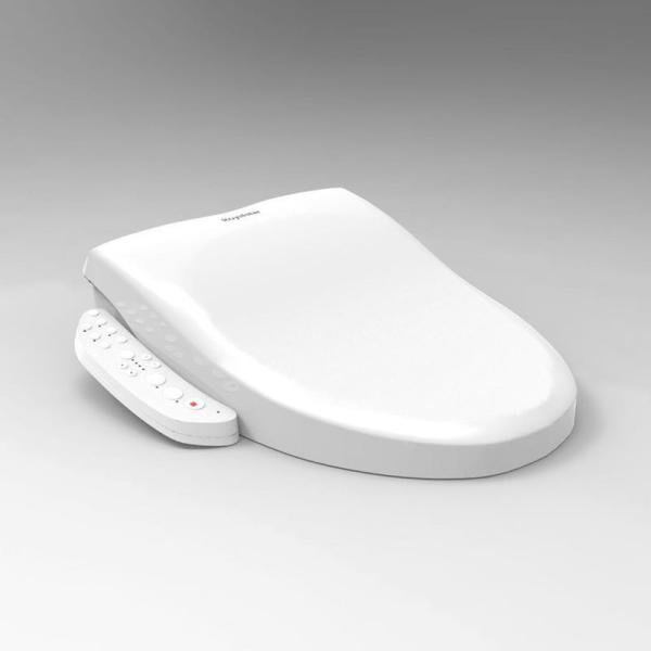 Warm Air Heated Toilet Seat Bidet Open Front V Shape 505 * 480 * 170mm
