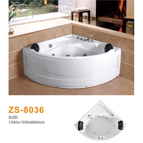 Eco-Friendly Acrylic Freestanding Hydromassage Bathtub Sustainable Yet Luxurious Bathing Energy-Efficient Jets
