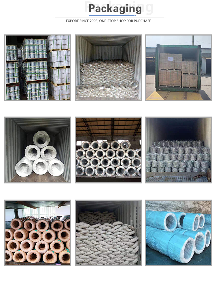 Оцинкованная сталь провода 100kg BWG 25 4mm гальванизированная горячая окунутая