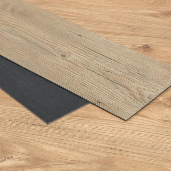 Waterproof Wood Grain Vinyl Tile , LVT Click Flooring Quiet Sound Insulation High Strength