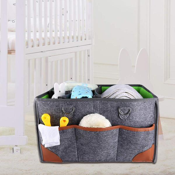 Large Capacity Diaper Stacker Organizer Felt Material Made For Shopping