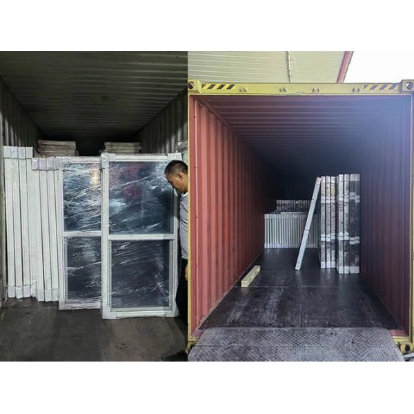 Подъем викторианского стекла с двойным висящим окном UPVC с грилем