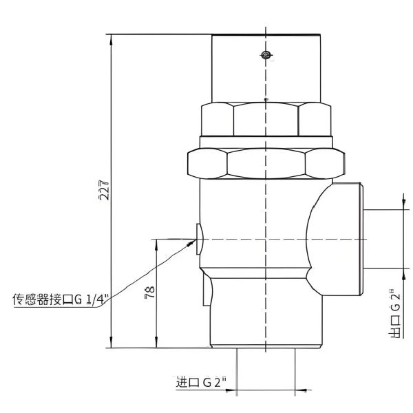 Industrial 50mm Orifice MPV With 4-5 Bar Opering Pressure