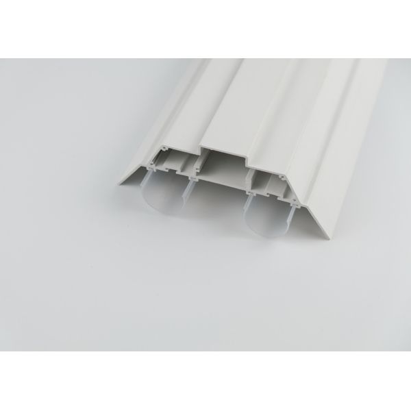 Rigid Polycarbonate LED Profile Diffuse , Custom Color Plastic Extrusion