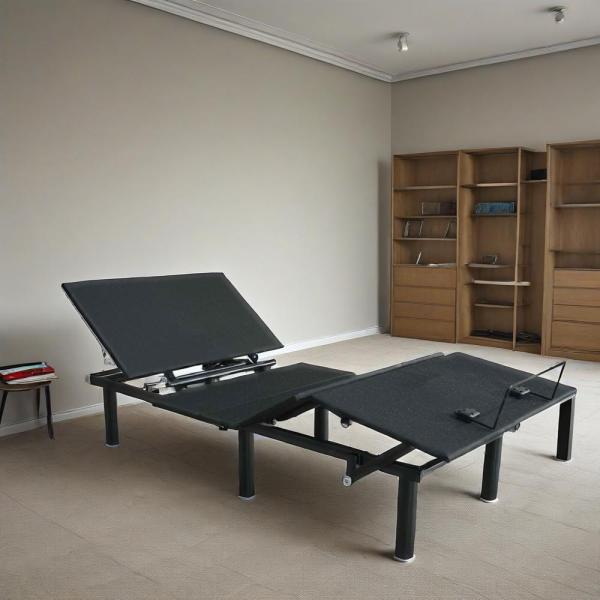 Metal King Size Electric Adjustable Bed With Wireless Remote Control