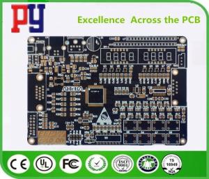 2L placa de circuito impresso preta HASL do PWB do inversor 6oz 4mil sem chumbo