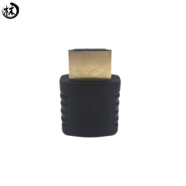 HDTV Female to male adapter,HDTV/F to HDTV/M with golden plate,90 degrees HDTV adapter