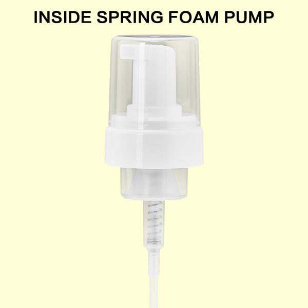 Eco-Friendly Foaming Pump for Hospital Equipment Sleek Design 43/410 40/410 Inside Spring