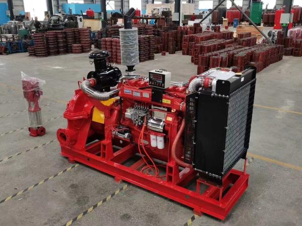 Indoor Fire Hydrant Diesel Engine Fire Pump Set 500L/Hour for Garment Shops